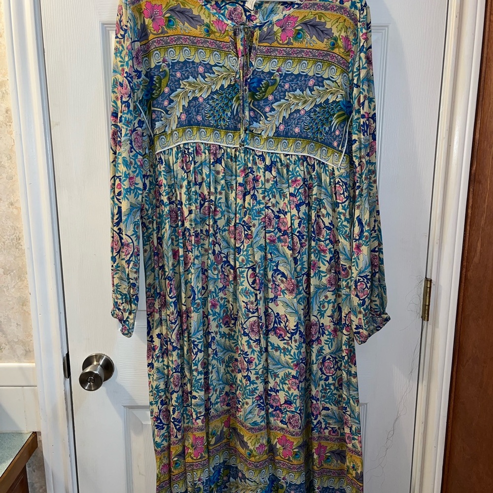 Floral Peacock Dress